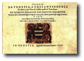 Copertina del libro "Viaggio da Venetia a Costantinopoli" di Giuseppe Rosaccio